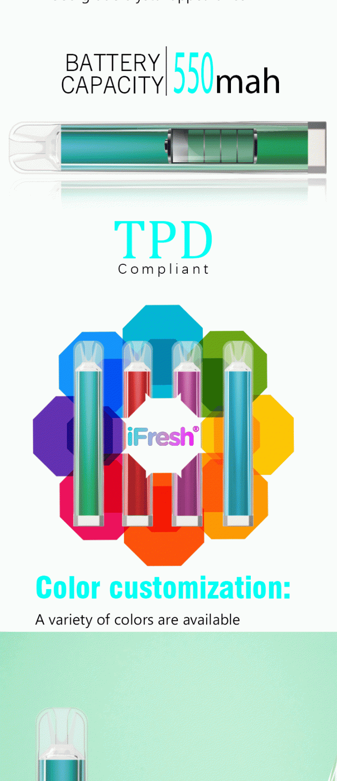 Puff Code 600 Puffs 800 Puff Disposable Pod Vape Pen System