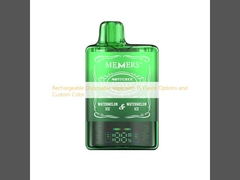 Rechargeable Disposable Vape with 15 Flavor Options and Custom Color