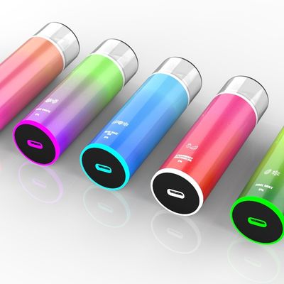 14 Ml E Liquid Rechargeable Disposable Vape Pen 6000 Puffs With LED Flash Light