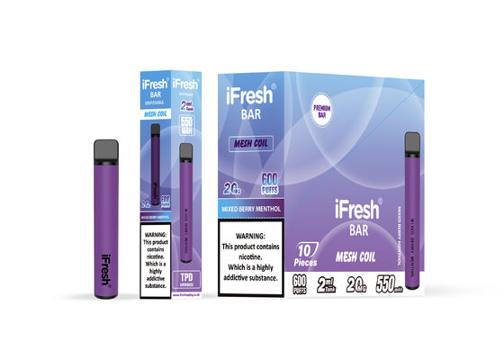 600puffs Mini Healthy E Cigarette And Vape  Disposable Vape