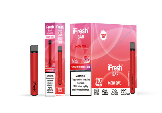 600 Schnüffeln Einweg-TPD-Vape Leere E-Zigarettenpatronen Pfirsichgummi-Vape