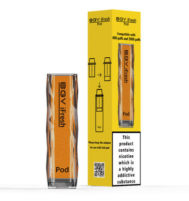 10pcs/pack Vape Cartridge Pod Bahan Plastik Resistensi 1,2 Ohm