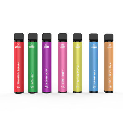 550mAh 800 Puffs Ecig Disposable Vape Pen 2.5ml Ejuice 5% Salt Nic Fume Vapes