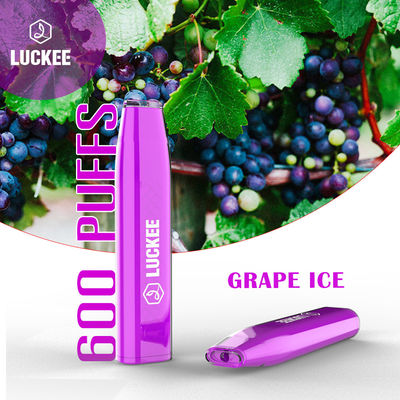 2ml E Liquid 600 Puff Vape Pen Packaging 400mah Battery Herbal Vaporizer Kit
