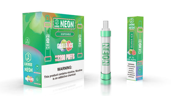 650mAh 6ml Nicotine Salt Disposable Electronic Cigarette 7 Flash Colors Vape Flavor