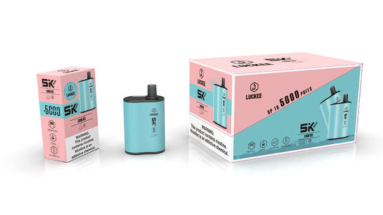 5000 Puffs 15ml Disposable Vape Pod Device Luckee 5k Box Mesh Coil Vaping Cigarette