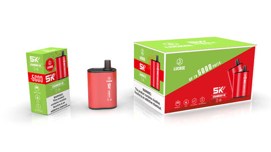 5000 Puffs 15ml Disposable Vape Pod Device Luckee 5k Box Mesh Coil Vaping Cigarette