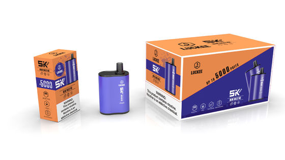 750mah 5000 Puffs Disposable Vape Pen Luckee 5k Box Mesh Coil Vape Rechargeable