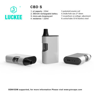 2ml E Juice 380mAh Rechargeable Disposable Vape Pod Micro USB Charger No Preheat OEM