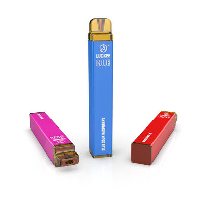 2% Nic Pre Filled Disposable Vape Silm 2ml E Liquid 600 Puffs 500mAh Battery