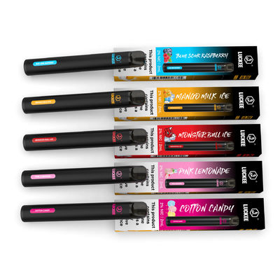 Luckee 600 2ML Custom Electronic Cigarette Disposable Vape Pen 600 Puff