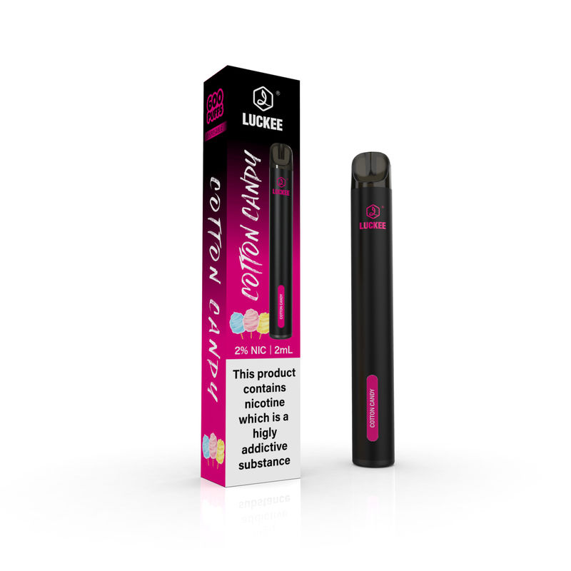 FCC Salt Nicotine Vape Pen 600 Puffs 400mah Battery E Cig Disposable Vape Pens