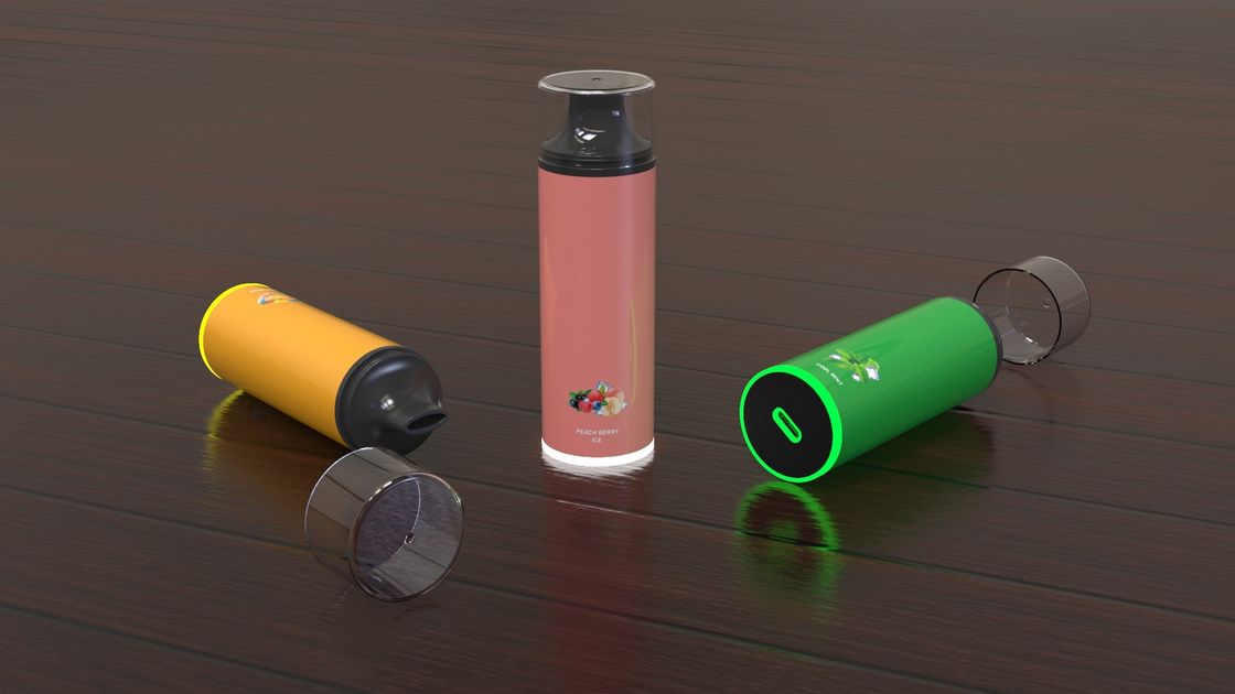 6000 Puffs Disposable Vape Pod Device Mesh Coil LED Light Rechargeable