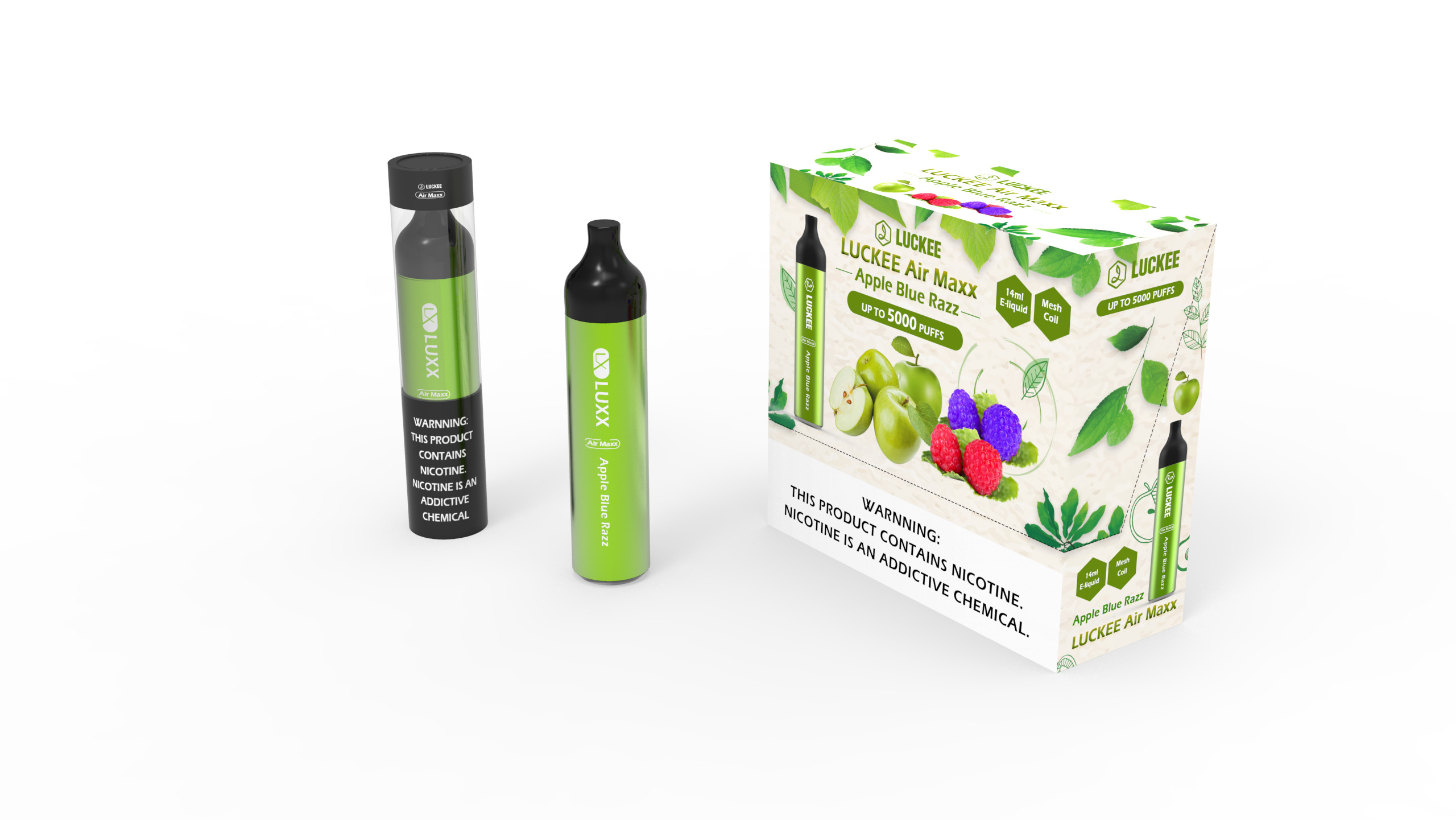 5000 PUFFS Disposable Vape Pen 5 Nic 20 Flavors long last vape Luckee